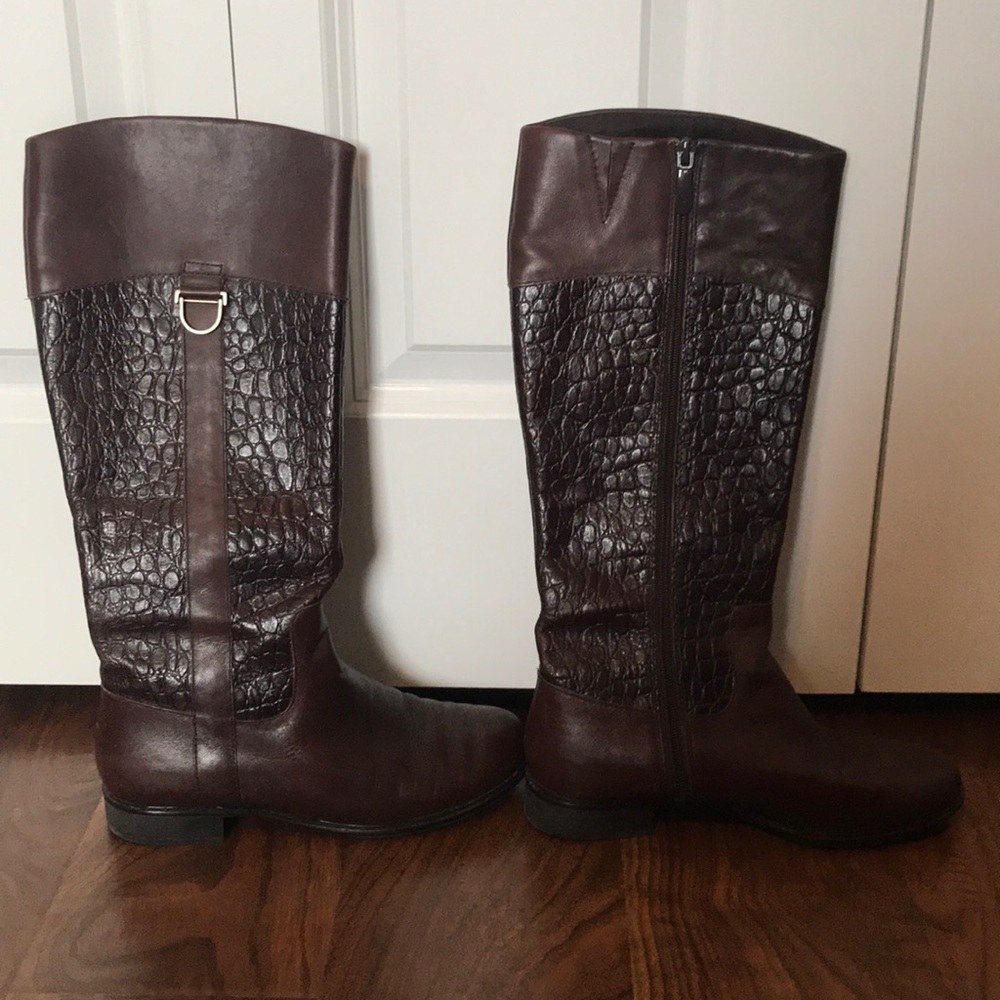 Liz Claiborne tall brown boots